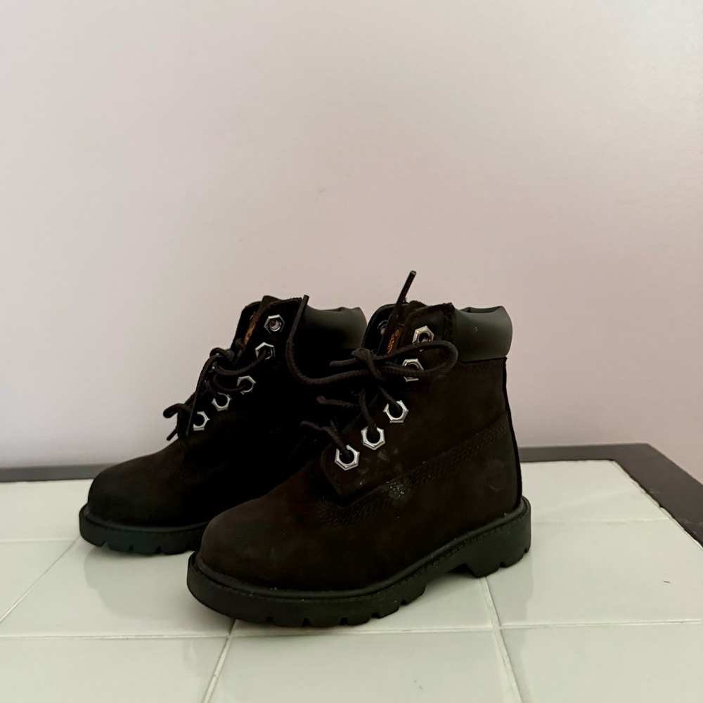 Baby Black Timberland Boots